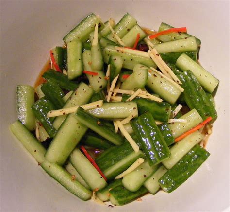 Spicy Sichuan cucumber, Chinese recipe