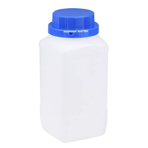 Plastic Lab Chemical Reagent Bottle 1000ml/ 34oz Wide Mouth Sample Sealing Liquid Storage ...