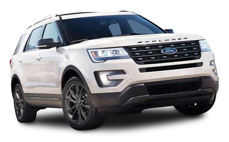 White Ford Explorer SUV Car PNG Image - PurePNG | Free transparent CC0 ...