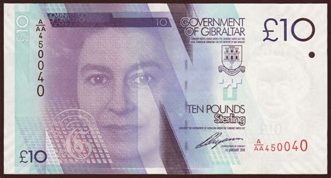 New Gibraltar Pound Banknotes