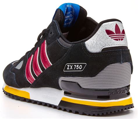 adidas Originals Men’s ZX 750 trainers black & red G96725 | eBay