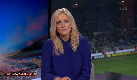 ITV4 presenter Lynsey Hipgrave steals the show Newcastle Benfica ...