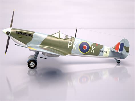 Supermarine spitfire 3D model - TurboSquid 1232267