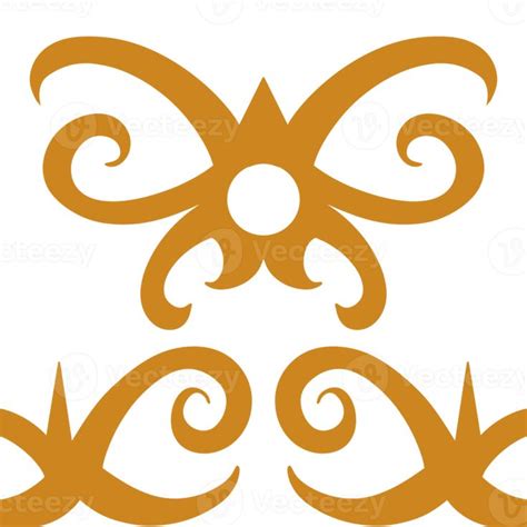 an orange and white pattern with swirls in the middle, on a white background