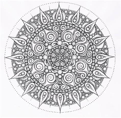 Buddhist Mandala Coloring Pages - Coloring Home