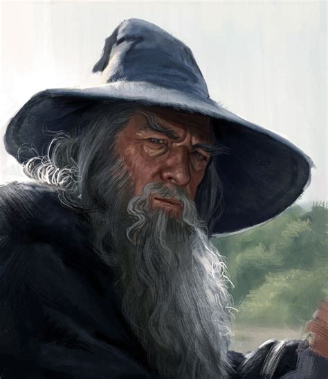 Gandalf, sara meseguer on ArtStation at https://www.artstation.com/artwork/6mQrw #Gandalf ...