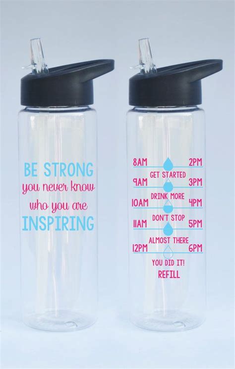 inspirational water bottle quotes - Hannelore Miner