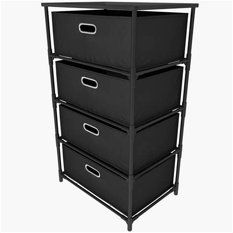 drawer canvas storage black 3d max