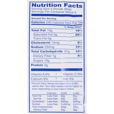 Hostess Powdered Donuts Nutrition Facts | Besto Blog