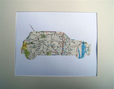 Map Art for Your DIY Road Trip