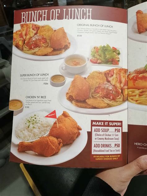 Shakeys Menu Philippines (2020) — Philippine Menus