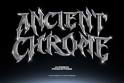 [FREE PSD] METAL CHROME TEXT EFFECT :: Behance