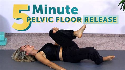 5 Minute Pelvic Floor Release - Relax Pelvic Tension FAST! - YouTube