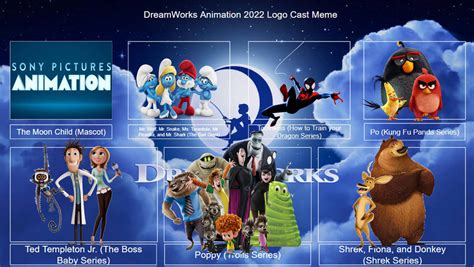 DreamWorks Animation 2022 Logo Cast (SPA) by aaronhardy523 on DeviantArt