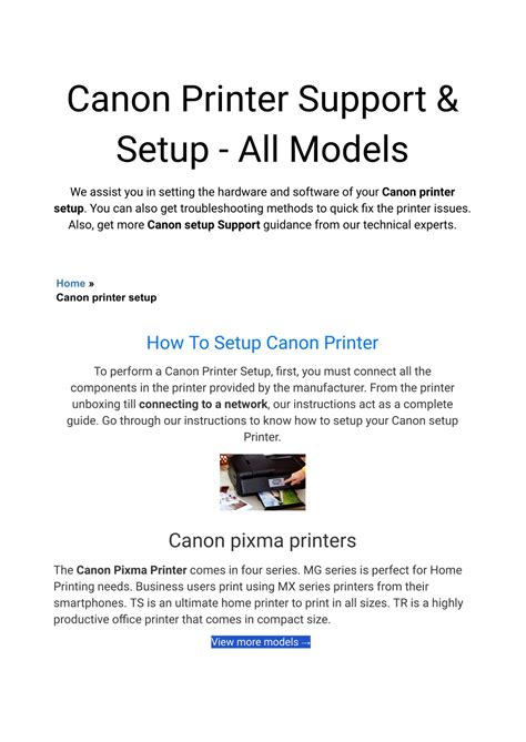 PPT - Canon Printer Support & Setup - All Models PowerPoint ...