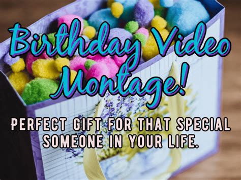 A fantastic birthday montage for your loved one! | Upwork