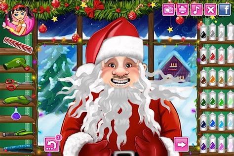 SANTA REAL HAIRCUTS online game | POMU Games