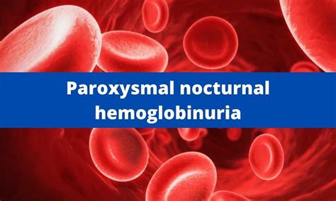 Paroxysmal nocturnal hemoglobinuria (PNH) | Medical Junction