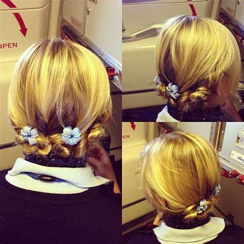 17 Best images about Flight Attendant Hairstyles on Pinterest | Updo ...