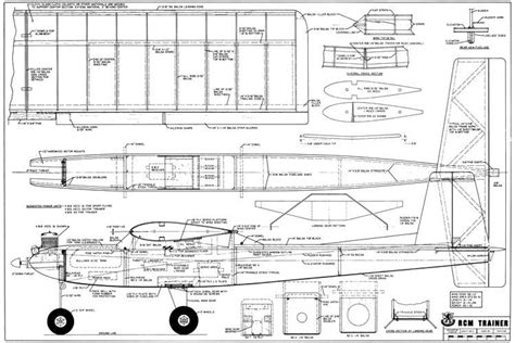 RCM Trainer 60 Plans - AeroFred - Download Free Model Airplane Plans