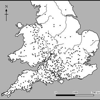 Distribution of hillforts in Iron Age Britain (after Cunliffe 1991;... | Download Scientific Diagram