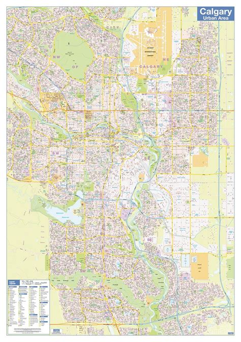 Calgary Downtown Map