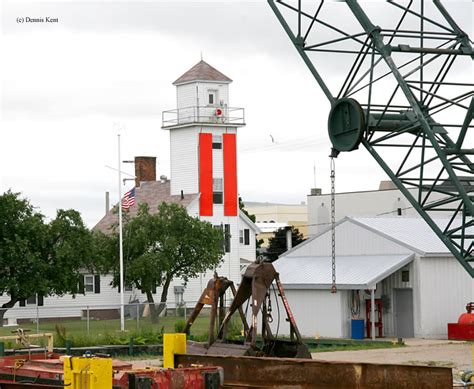 Cheboygan River Front Range Lighthouse - Cheboygan, Michigan