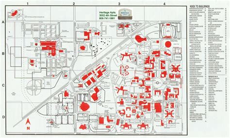 Texas Tech Campus Map - Printable Maps