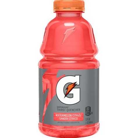 Gatorade Thirst Quencher Sports Drink, Watermelon Citrus, 32 oz Bottle ...