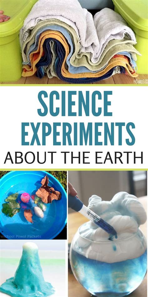 Earth Science Experiments to Celebrate Earth Day | Earth science experiments, Earth science ...