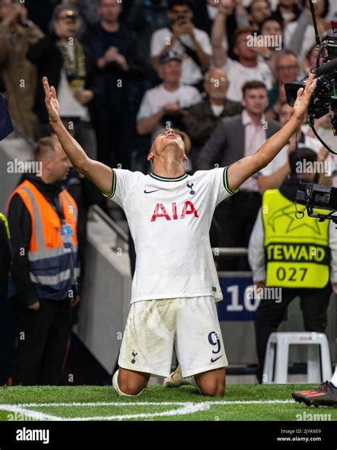 LONDON, ENGLAND - SEPTEMBER 07: Richarlison of Tottenham Hotspur ...