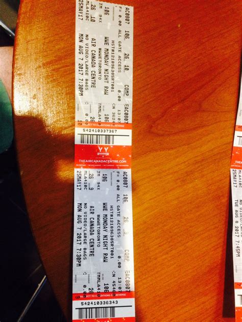 WWE Smackdown/raw tickets