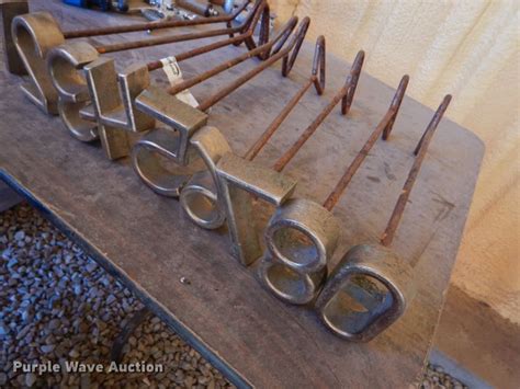 Set of 4" freeze branding irons in Dighton, KS | Item FY9561 sold ...