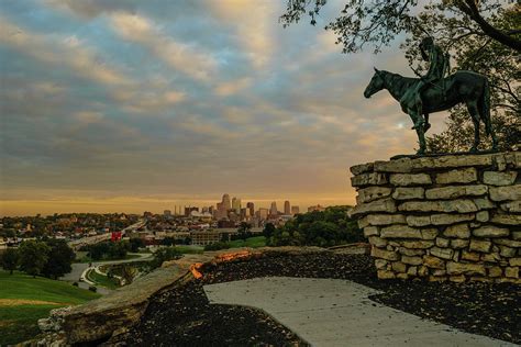 The Scout - Sunrise in Kansas City Photograph by Brandon Cale - Fine Art America