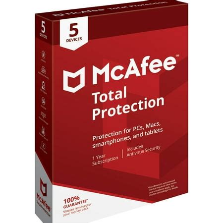 McAfee Total Protection 5 Device - Walmart.com