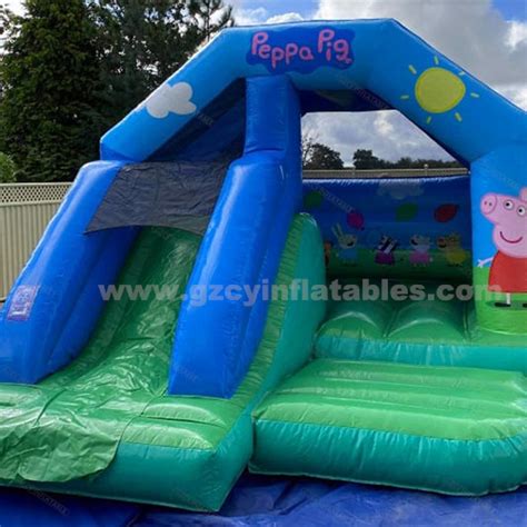 Peppa Pig Bouncy Castle With Front Slide