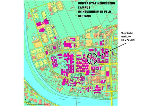 Heidelberg University Campus Map - Tourist Map Of English