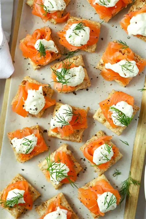 Smoked Salmon Canapés