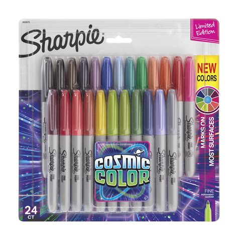 Sharpie Permanent Markers, Fine Point, Cosmic Color, Limited Edition ...