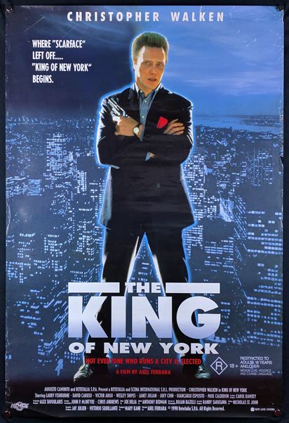 THE KING OF NEW YORK Poster - Reel Movie Posters