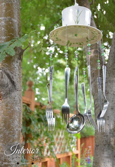 How To Make Whimsical Flatware Wind Chimes - Interior Frugalista