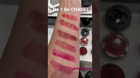 No1 De CHANEL SWATCHES of Revitalizing Tinted Lip and Cheek Balm NEW COLORS - YouTube