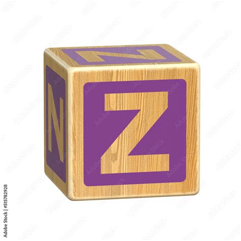 Letter Z, Wooden Blocks font for Toddlers, Wood Alphabet Blocks, ABC Montessori Stacking Letter ...