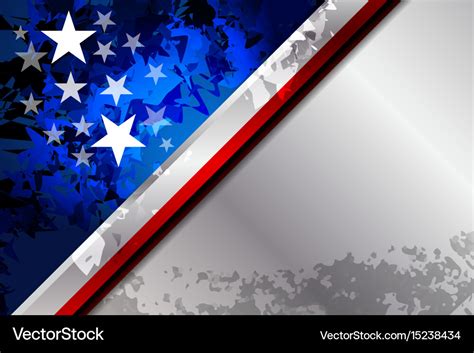 American flag star Royalty Free Vector Image - VectorStock