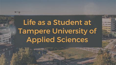 Life as a Student at Tampere University of Applied Sciences - YouTube