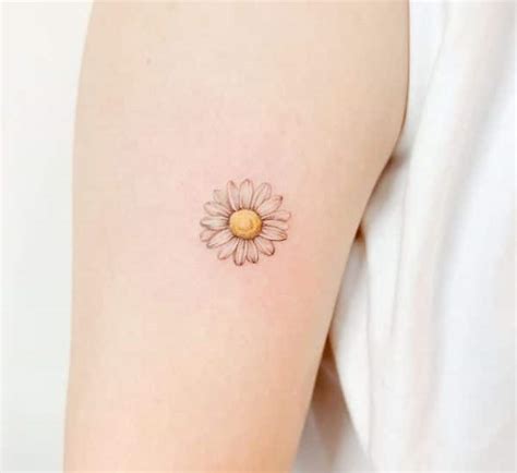 Yellow Daisy Flower Tattoo Designs | Best Flower Site