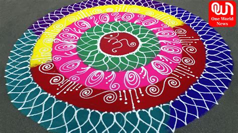 Creative New Year Rangoli: Vibrant Beginnings in Colors