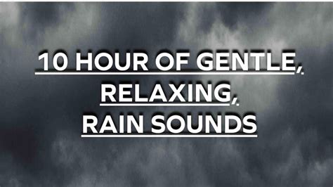 Gentle NIGHT RAIN to Sleep,Help Relax,Study,Rain Sounds - YouTube