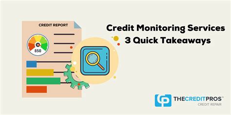 Credit Monitoring Services - 3 Quick Takeaways