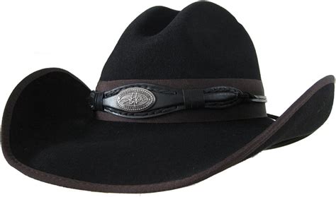 Toby Keith Western Cowboy Wool Felt Hat, Official, Black, Large, 58.5-59.5 cm: Amazon.co.uk ...